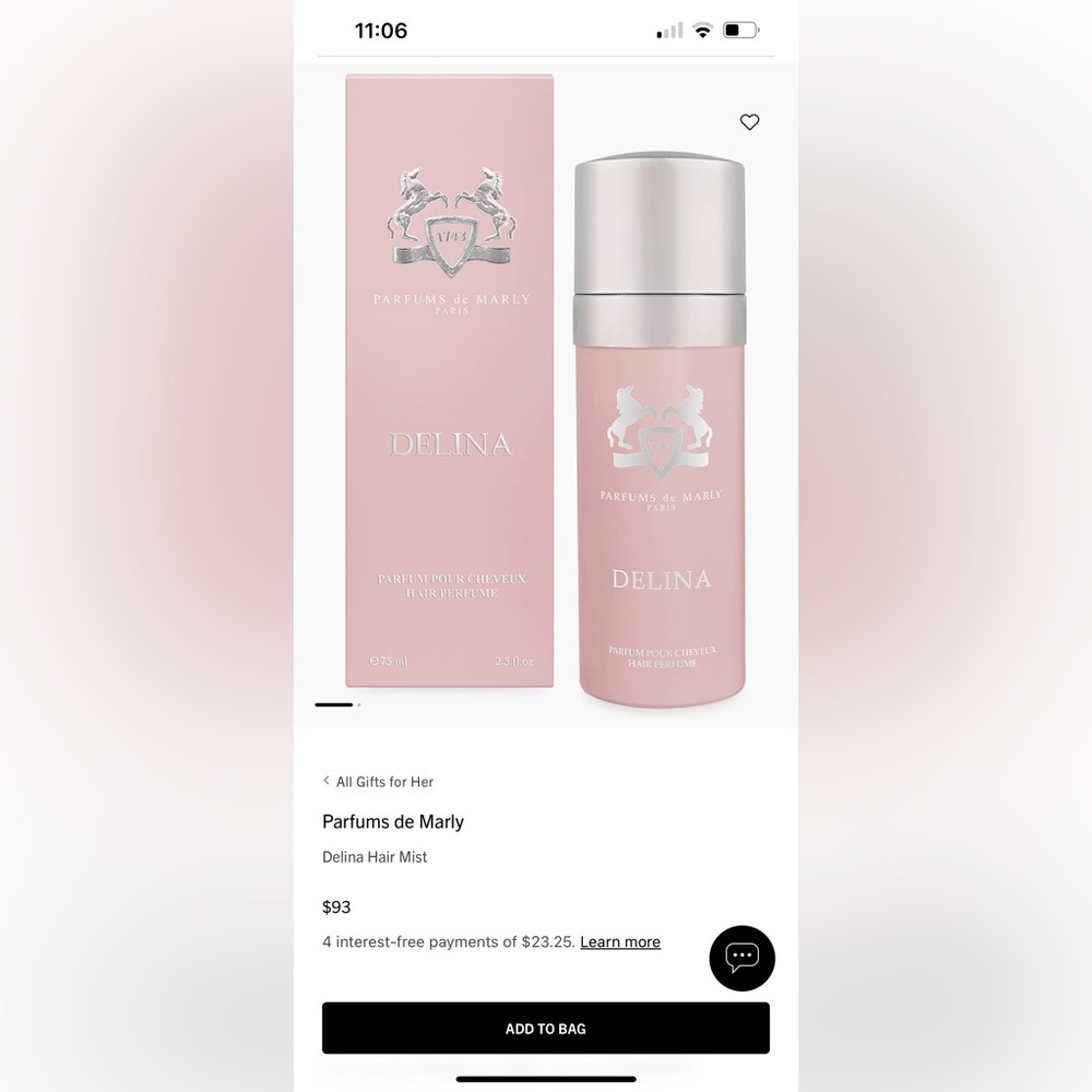 Parfums de Marly Delina Hair Mist